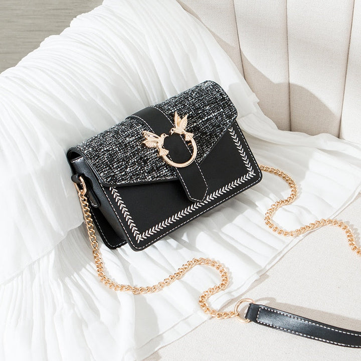 Bolsa Santorini Birds - Preto